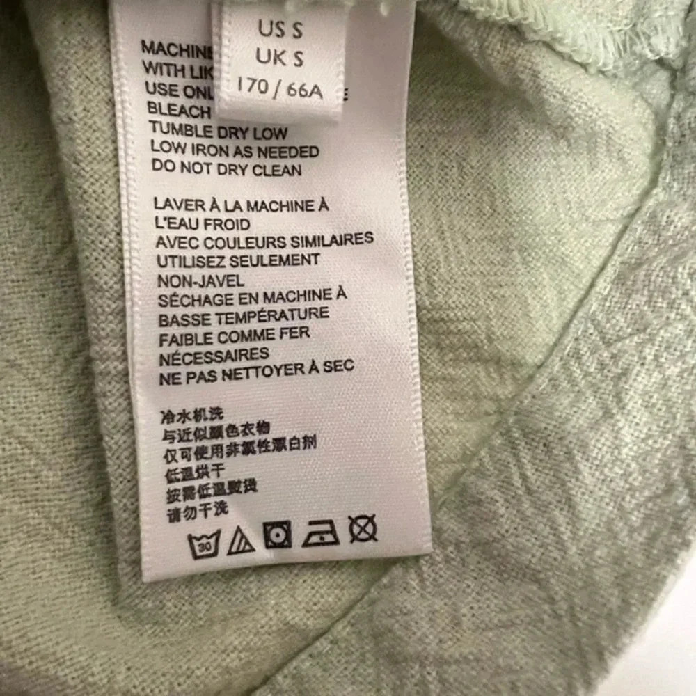 Urban‎ Outfitters Mint Green Cotton Wide Waistband Skirt Small - Picture 6 of 7